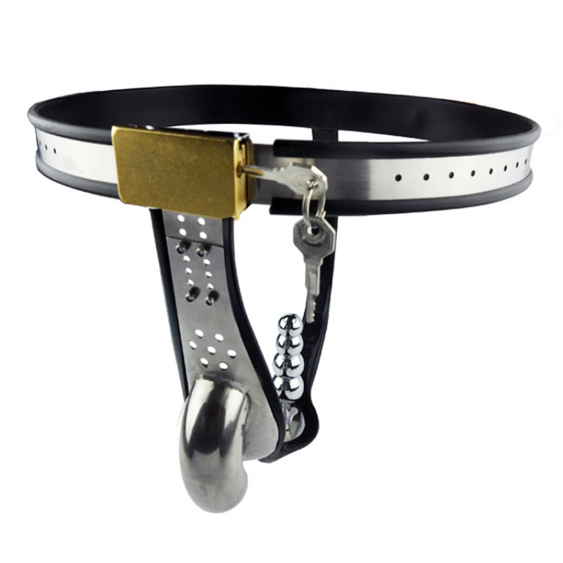 Male Chastity Thong with Anal Plug