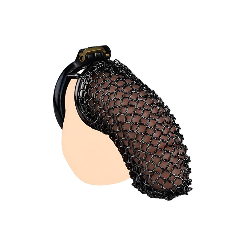 Stainless Steel Mesh Cock Cage - XL