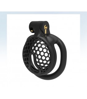 Honeycomb Cock Cage with 4 Clasp - F005