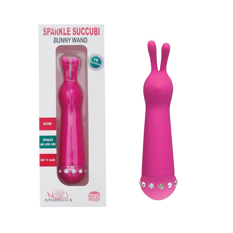 Dazzle Diamond Bunny Wand Vibrator