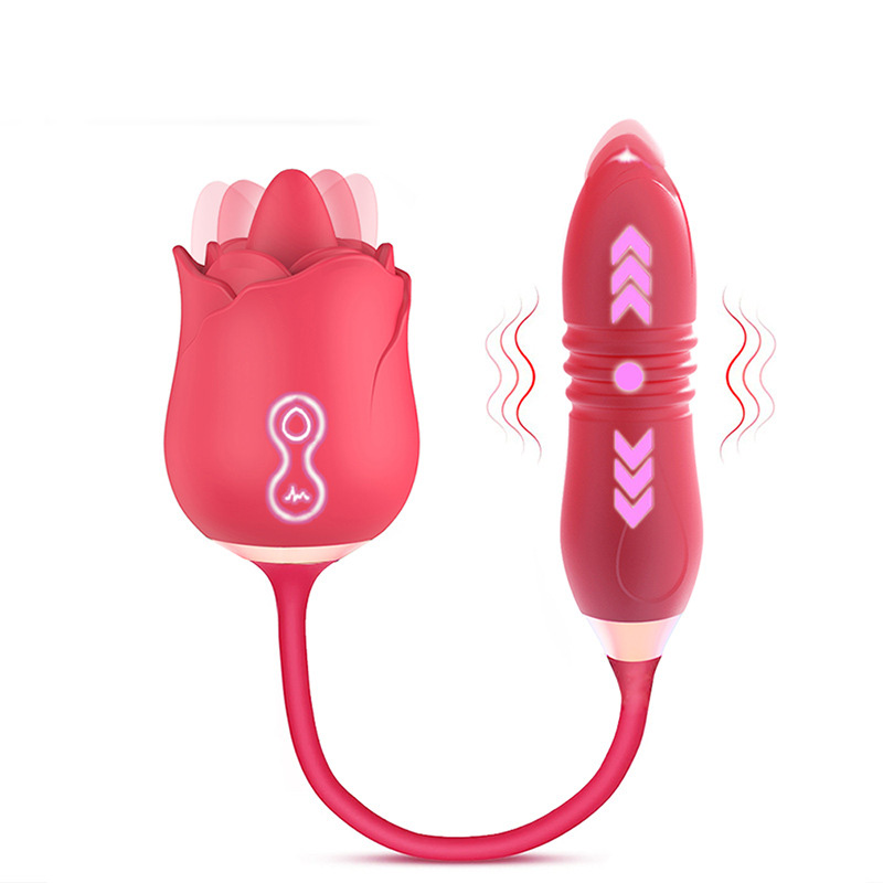 3 In 1 Rose Vibrator - Tracy