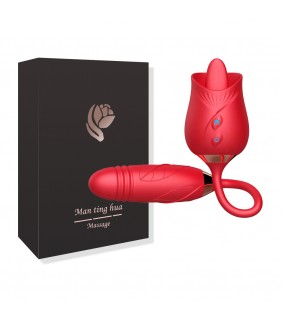 Two Heads Vibrator - Rose III