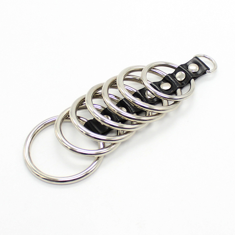7 Metal Rings Cock Ring