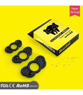 Elephant Silicone Cock Rings Kit