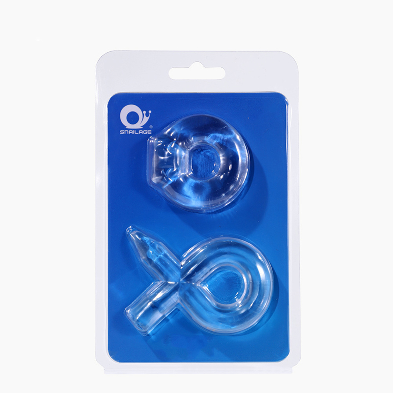 2pcs Crystal Cock Rings Kit