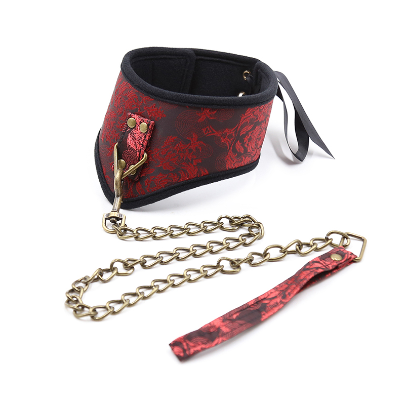 Satin Collar with Leash