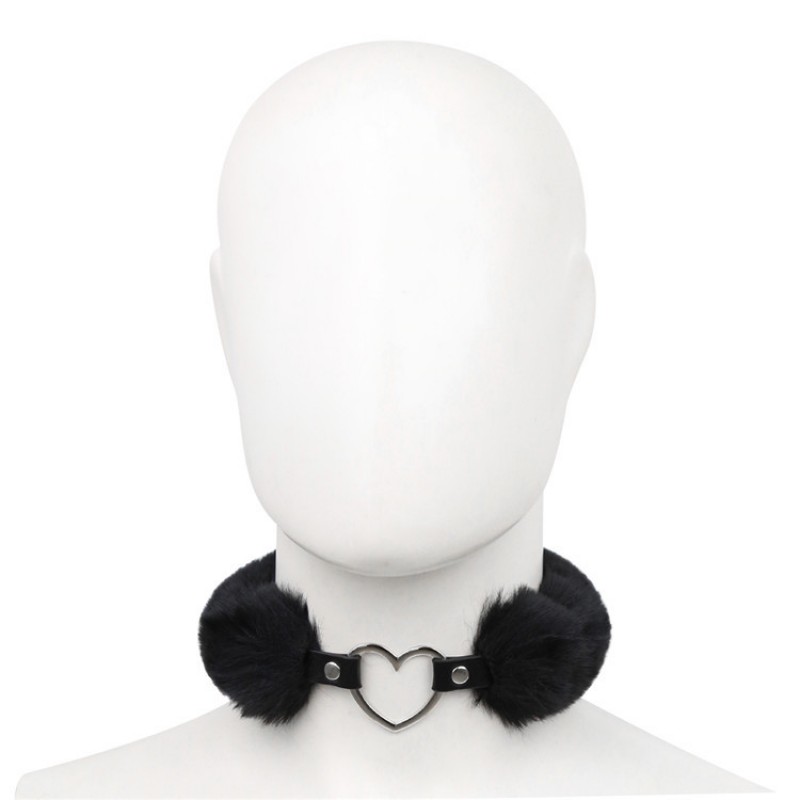 Heart Ring Connect Feather Collar