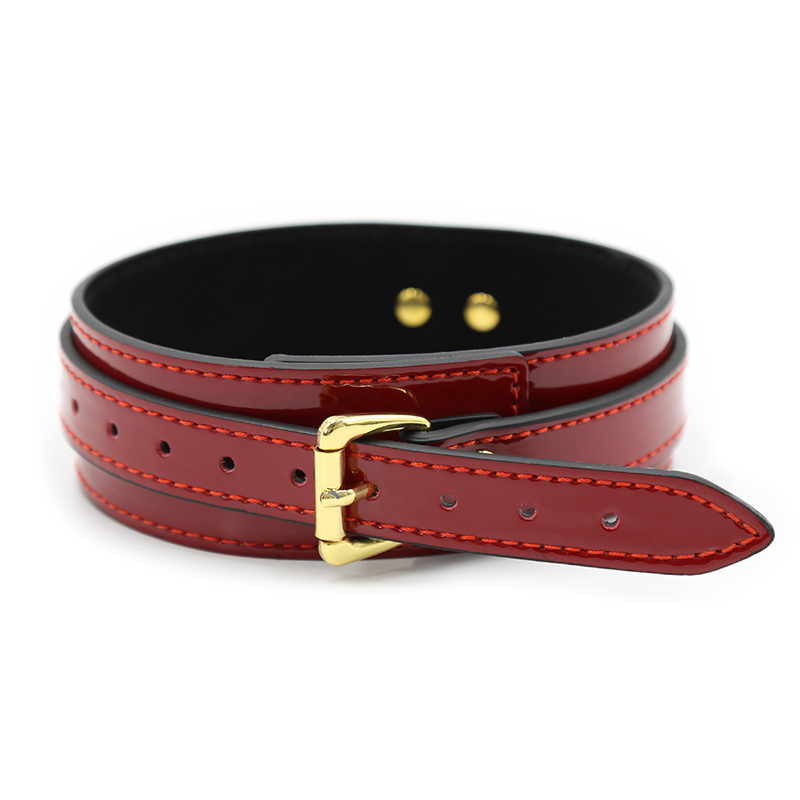 Bright PU Leather Collar