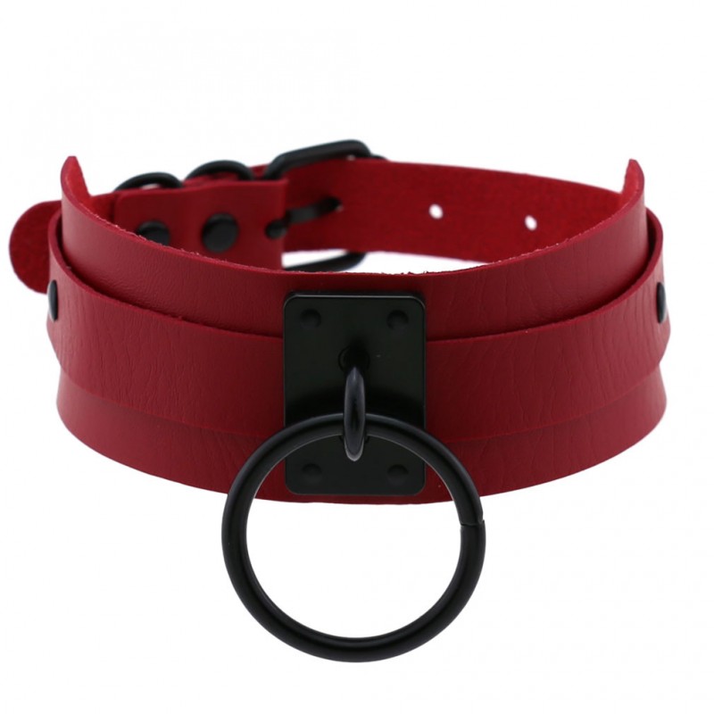 Double Layer PU Colloar with Black O-ring