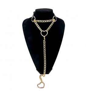 Heart-shaped Leash Collar