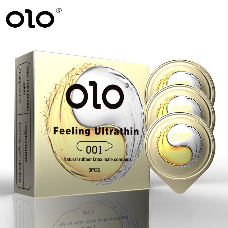 OLO Ice&Fire Condom - 3pcs