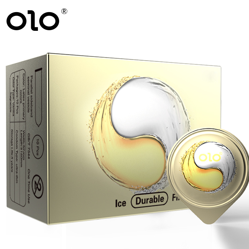 OLO Ice&Fire Condom - 10pcs