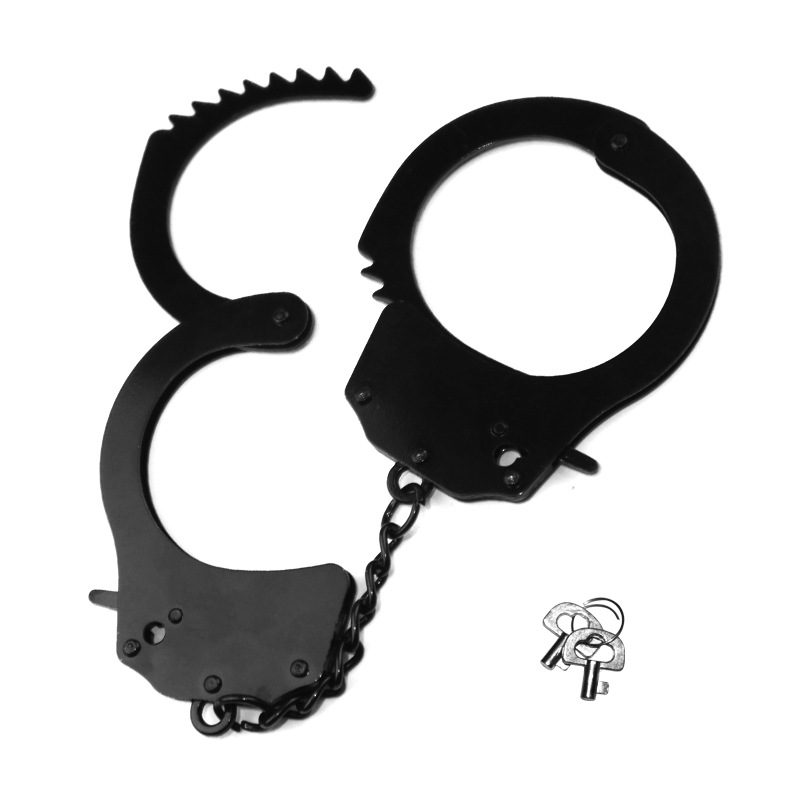 Metal Handcuffs in Black