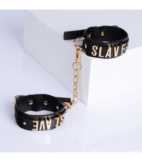 Metal Letters Ankle-cuffs