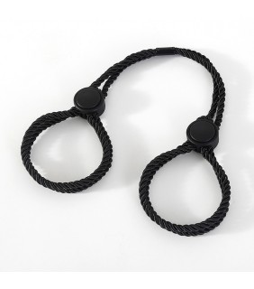 Adjustable Silky Rope Cuffs