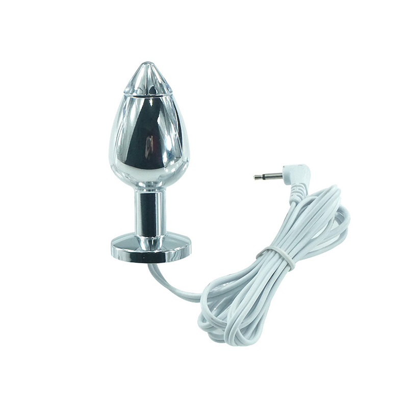 E-stim Aluminum Alloy Anal Plug