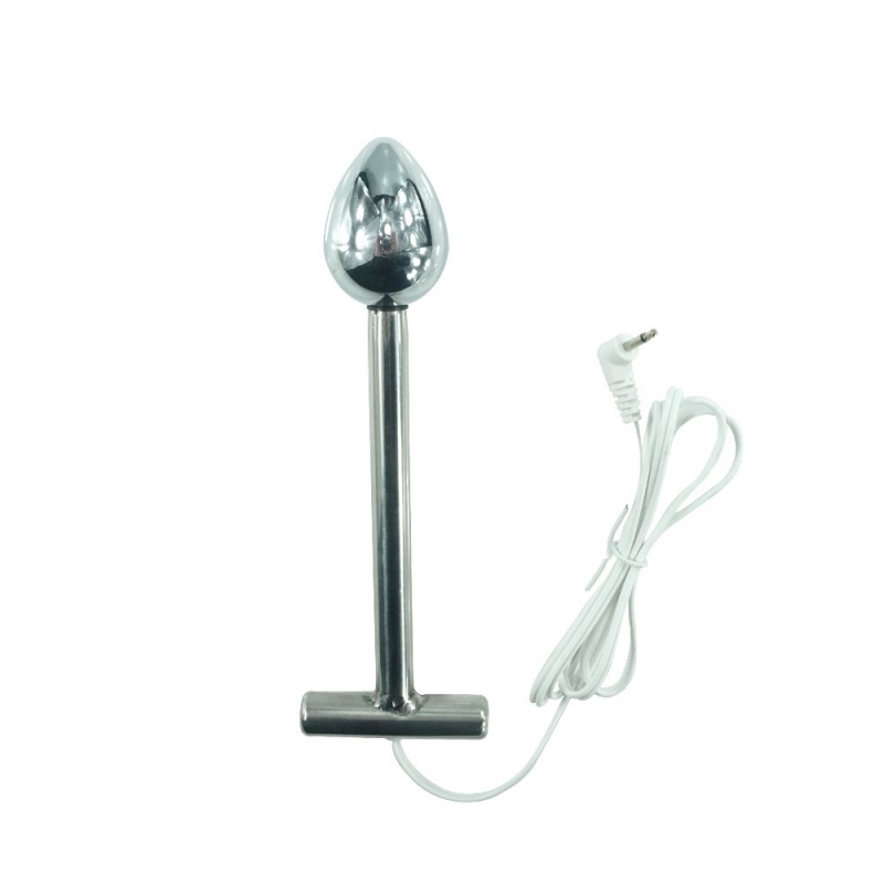 Pull Bar E-stim Anal Plug