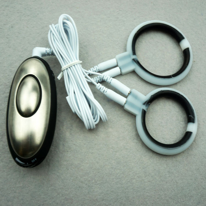 E-stim Silicone Cock Rings Kit