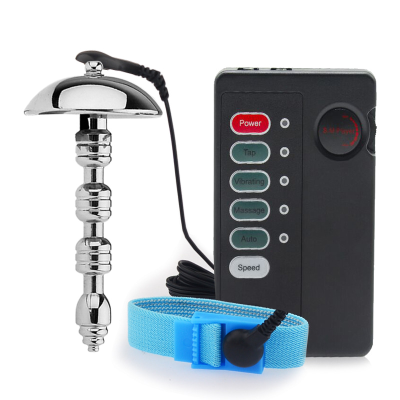 E-stim Penis Plug with Power Box Kit