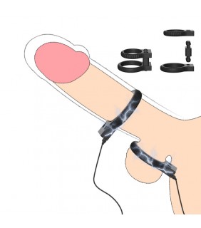 E-stim Detachable Cock Ring Kit
