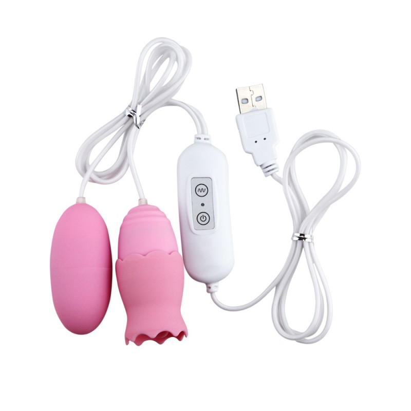 20 Modes Two Eggs Vibrator-USB
