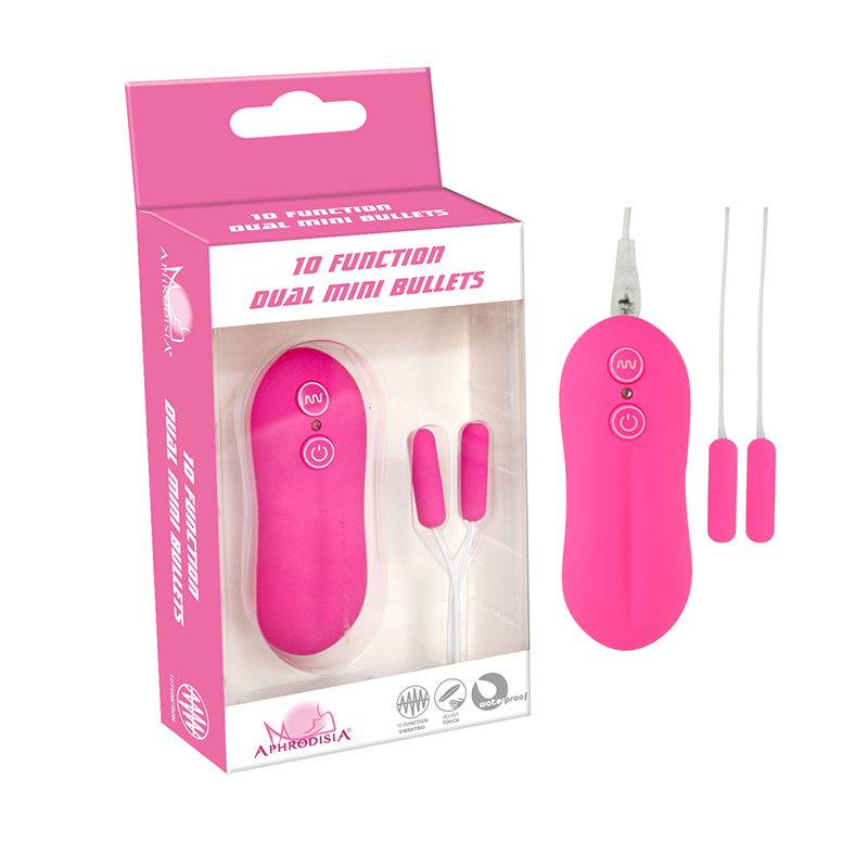 10 Mode Dual Mini Bullet Vibrator