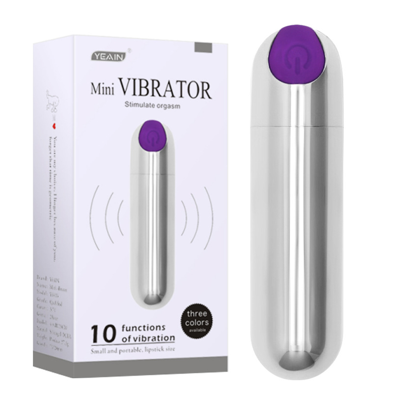 Silver Chromed Vibrating Bullet