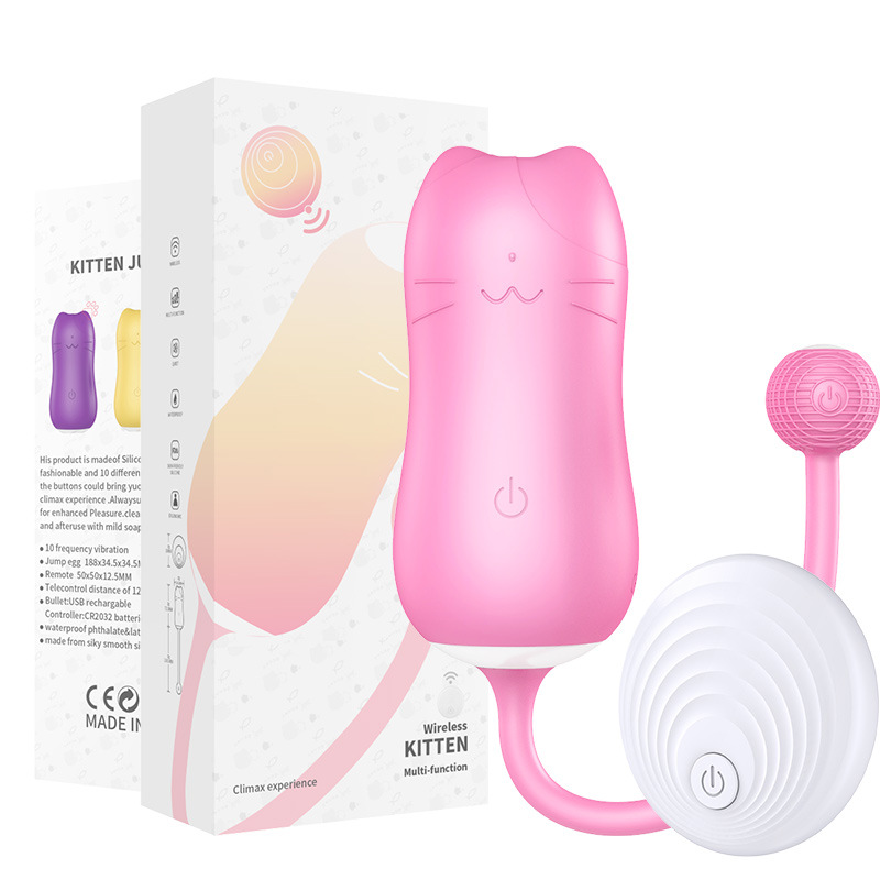Remote Control Egg Vibrator - Tailed Meow