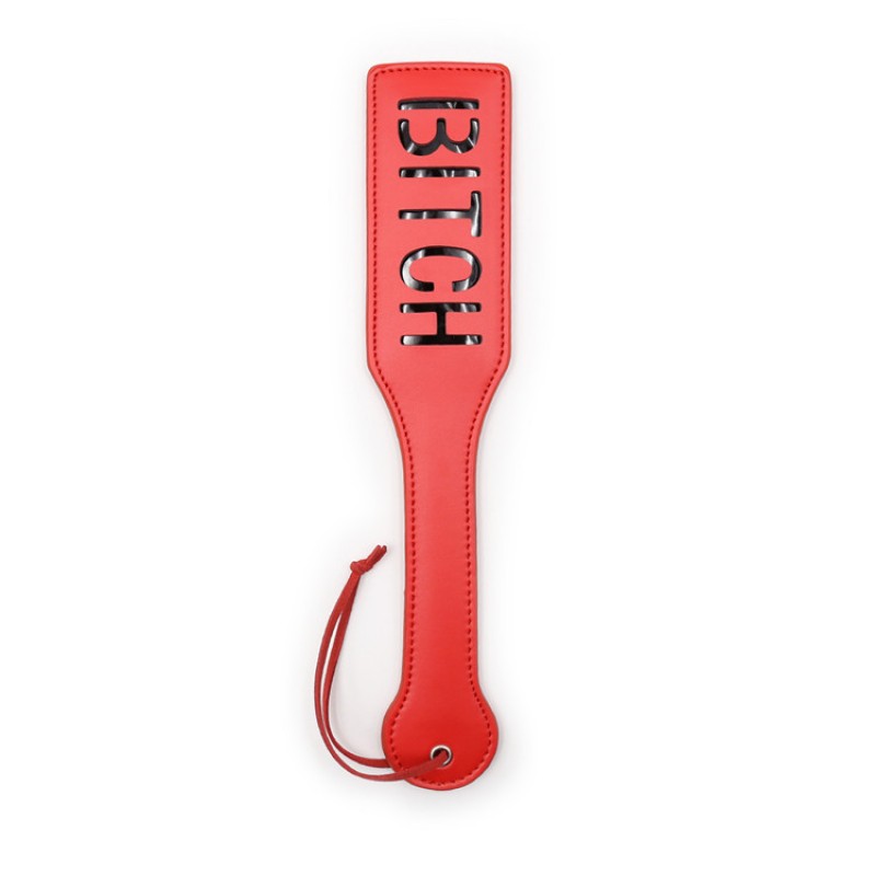Imprint PU Spanking Paddle - BITCH