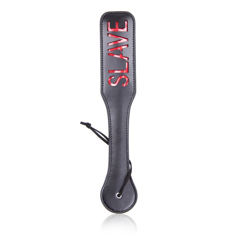 Imprint PU Spanking Paddle-SLAVE