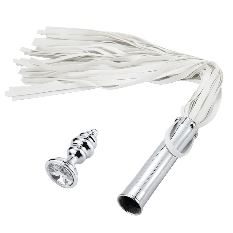 PU Flogger with Removeable Anal Plug II