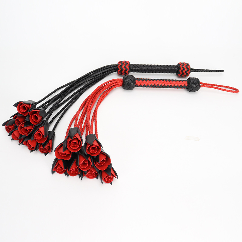 Handmade Leather Flogger - Rose