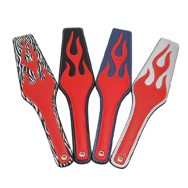 PU Leather Paddle - Flame