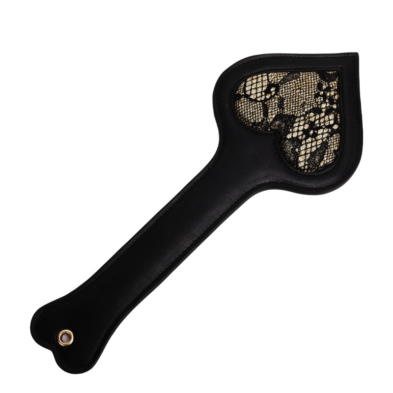 PU Leather Paddle - Lace Heart