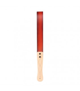 Wood Handle Strict Leather Paddle