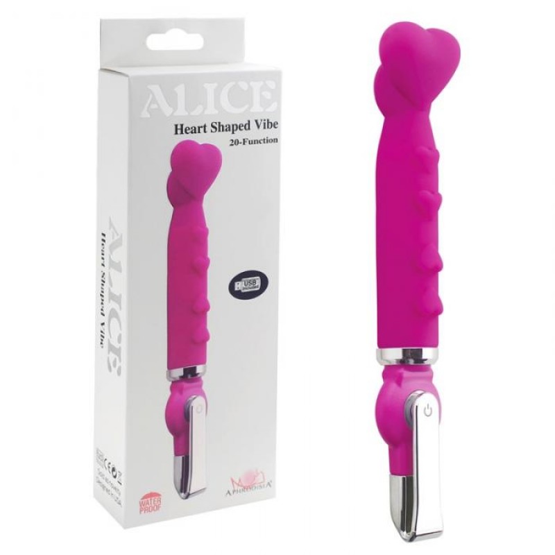 Alice 20 Mode Heart-shape Vibrator