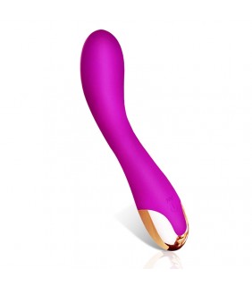 Moon Silicone G-spot Vibrator in Purple