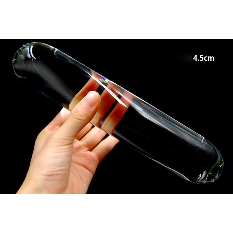 45mm Dia Glass Rod Anal Plug