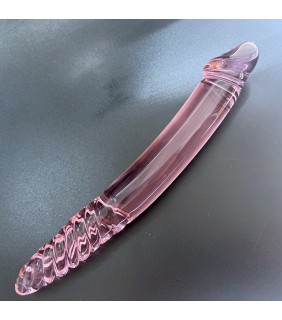 Dual Heads Glass Dildo