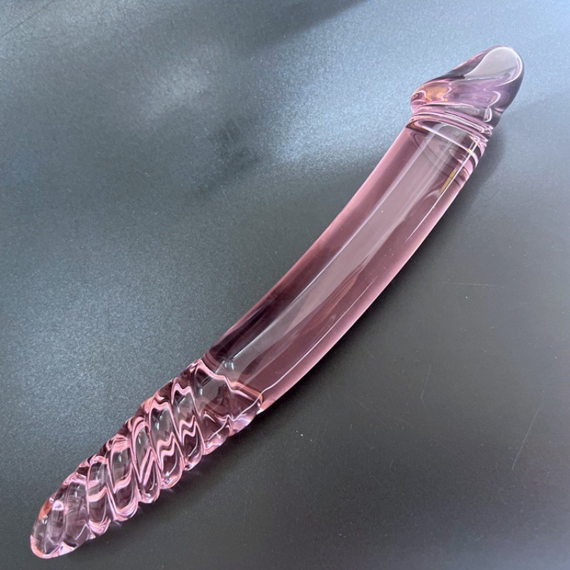 Dual Heads Glass Dildo