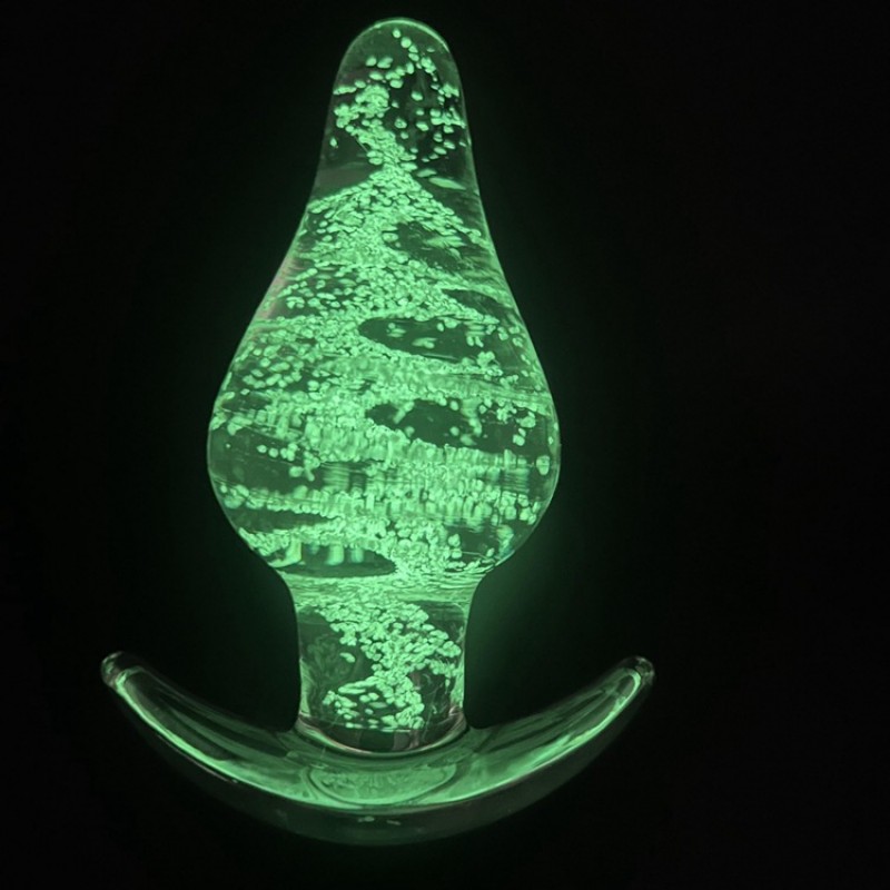 Luminous Glass Butt Plug