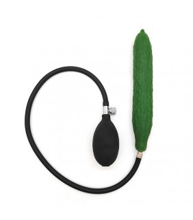 Fruit Inflatable Anal Plug - Cucumber