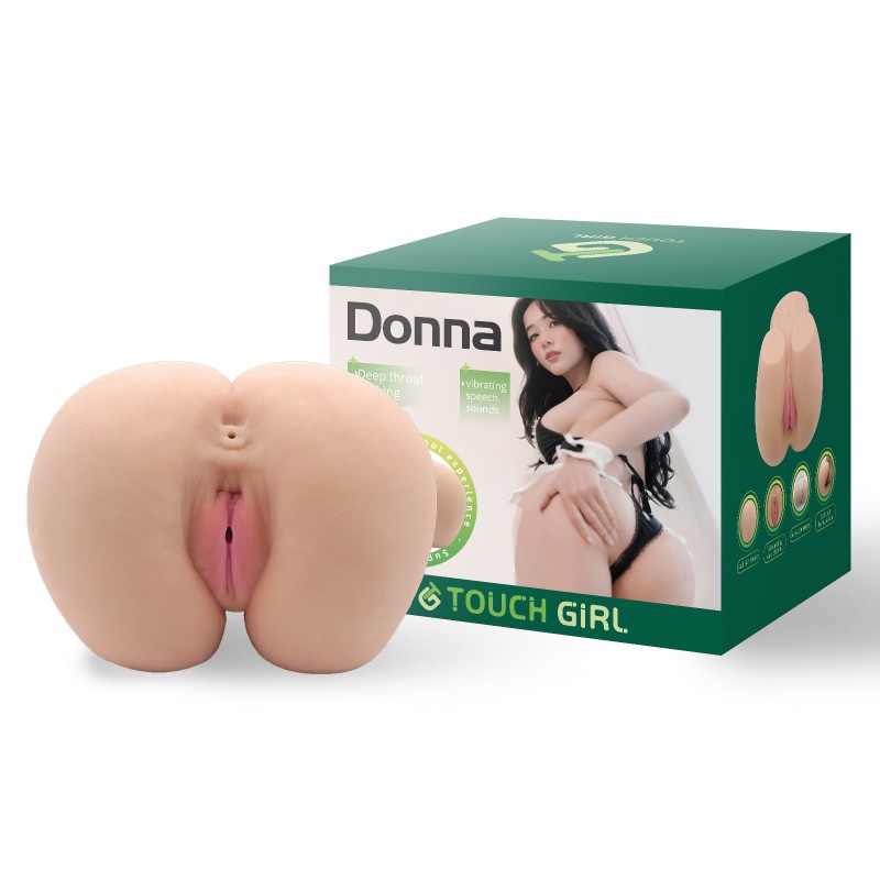 7.7lb Vibrating Ass Doll - Donna