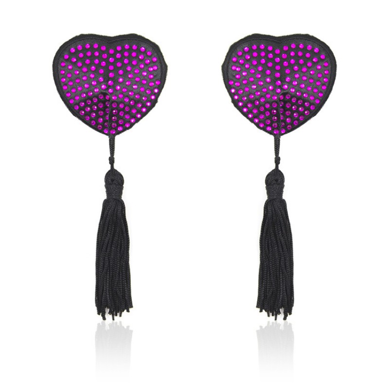 Diamond Nipple Sticker With Tassel