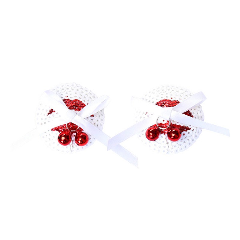 Bow-knot Nipple Sticker with Bell