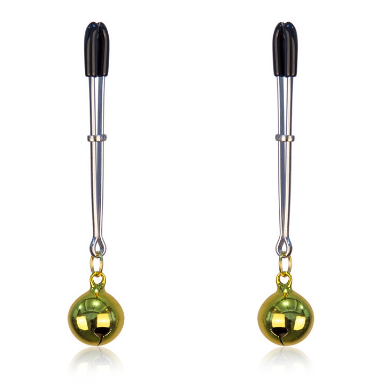 Adjustable Alloy Nipple Clip with Bell