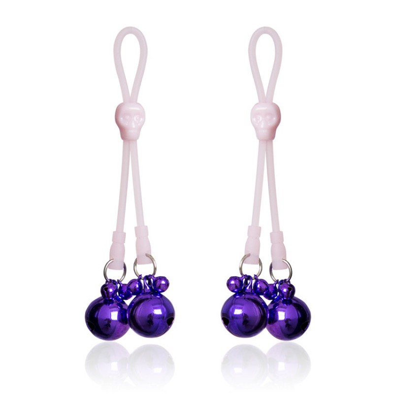 Luminous Silicone Belt Nipple Clip with Bells