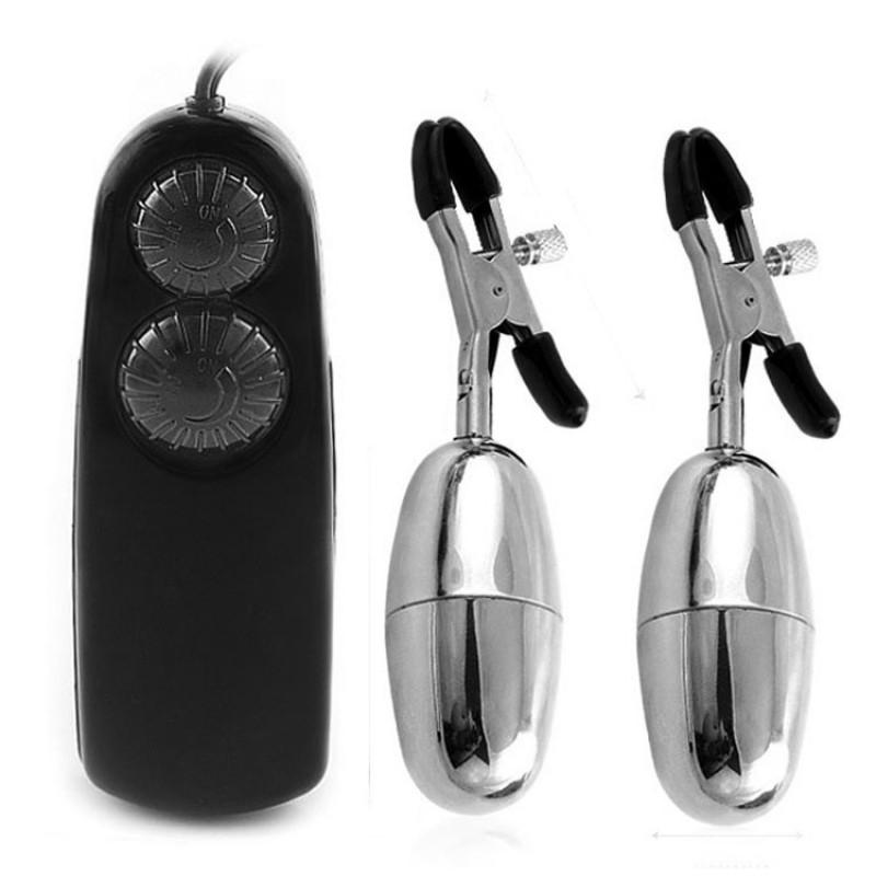 Vibrating Egg Nipple Clamps