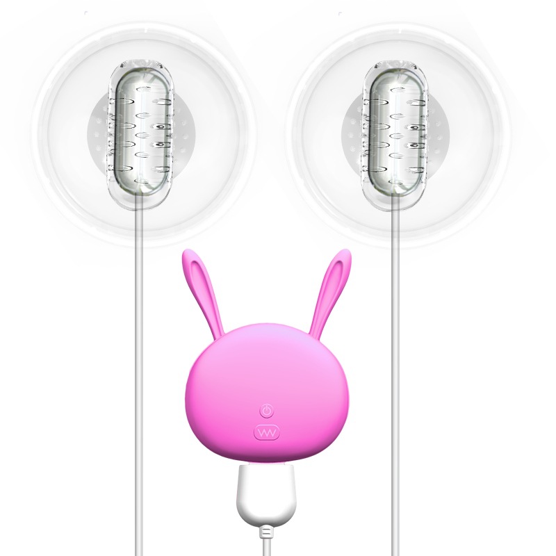 Transparent Nipple Vibrator - Rechargeable