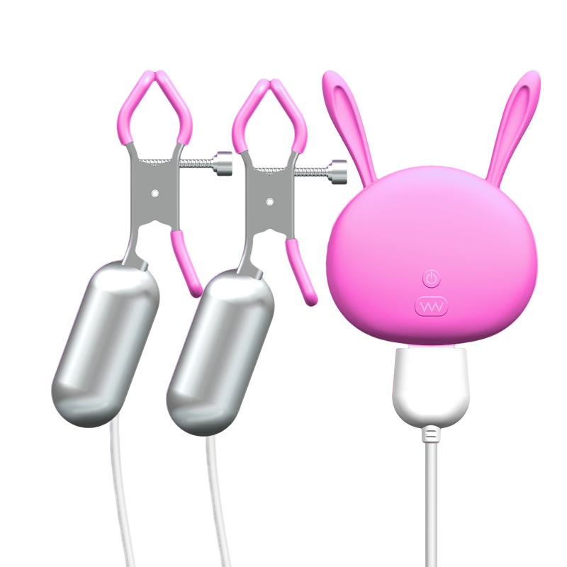 Vibrating Nipple Clamps - Rechargeable